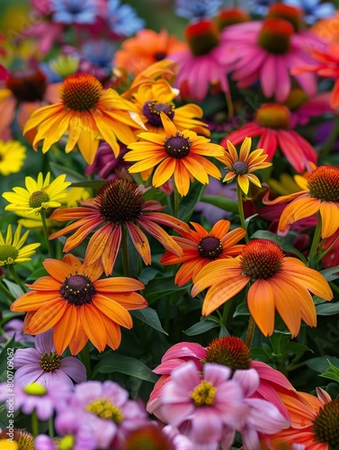 yellow and orange flowers