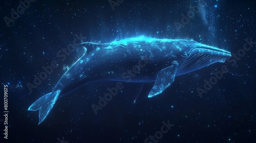 whale in the water