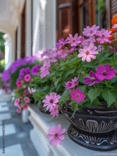 flowers in pots © Nikolai