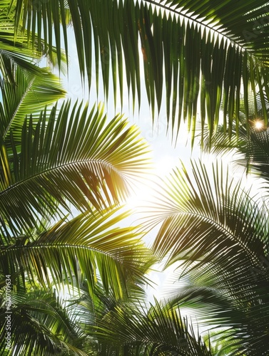 palm tree leaves © Nikolai