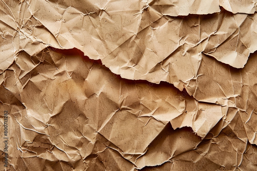 Piece of paper with intricate creases and wrinkles. Textured background for creative works. Piece of paper with intricate creases and wrinkles. Textured background for creative works.