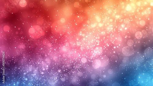 Colorful Bokeh Background with Vibrant Light Effects and Gradient  Abstract and Artistic Multicolored Illumination