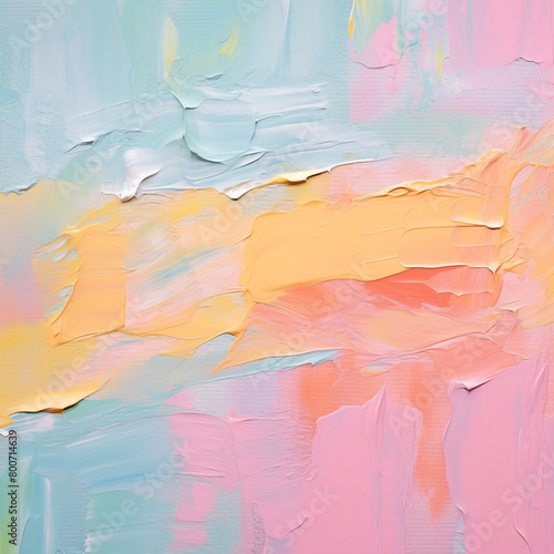 Abstract painting background in pastel positive color as wallpaper