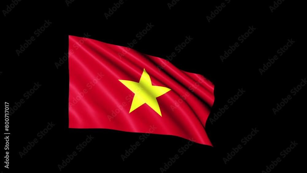 Vietnam Flag Loop Vietnam Flag Loop