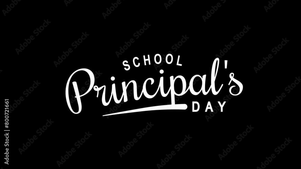 School Principal's Day Text Animation. Great for School Principal's Day Celebrations, for banner, social media feed wallpaper stories. School Principal's Day Text Animation. Great for School Principal's Day Celebrations, for banner, social media feed wallpaper stories.