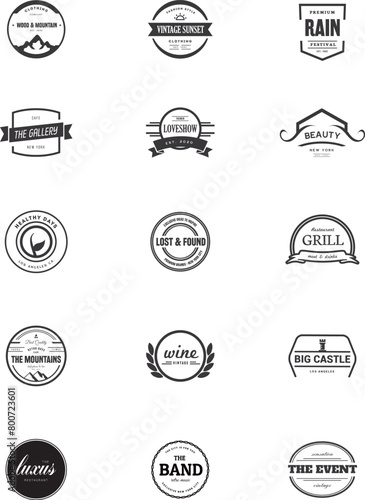 Vintage Logos Creation 