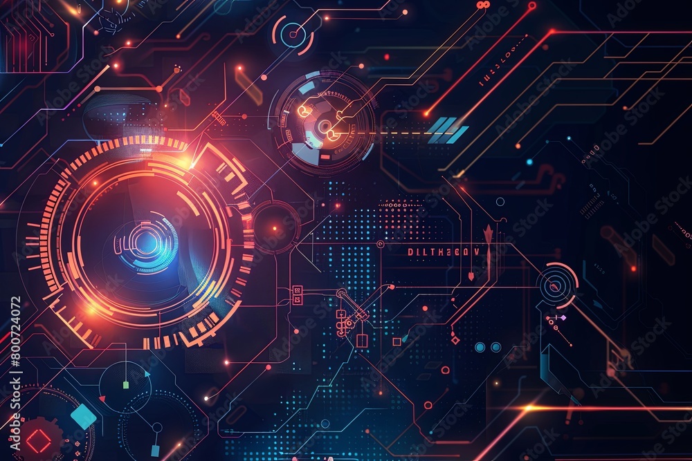 Digital Transformation, System Engineering and Programming Abstract Background AI Generated Illustration Digital Transformation, System Engineering and Programming Abstract Background AI Generated Illustration
