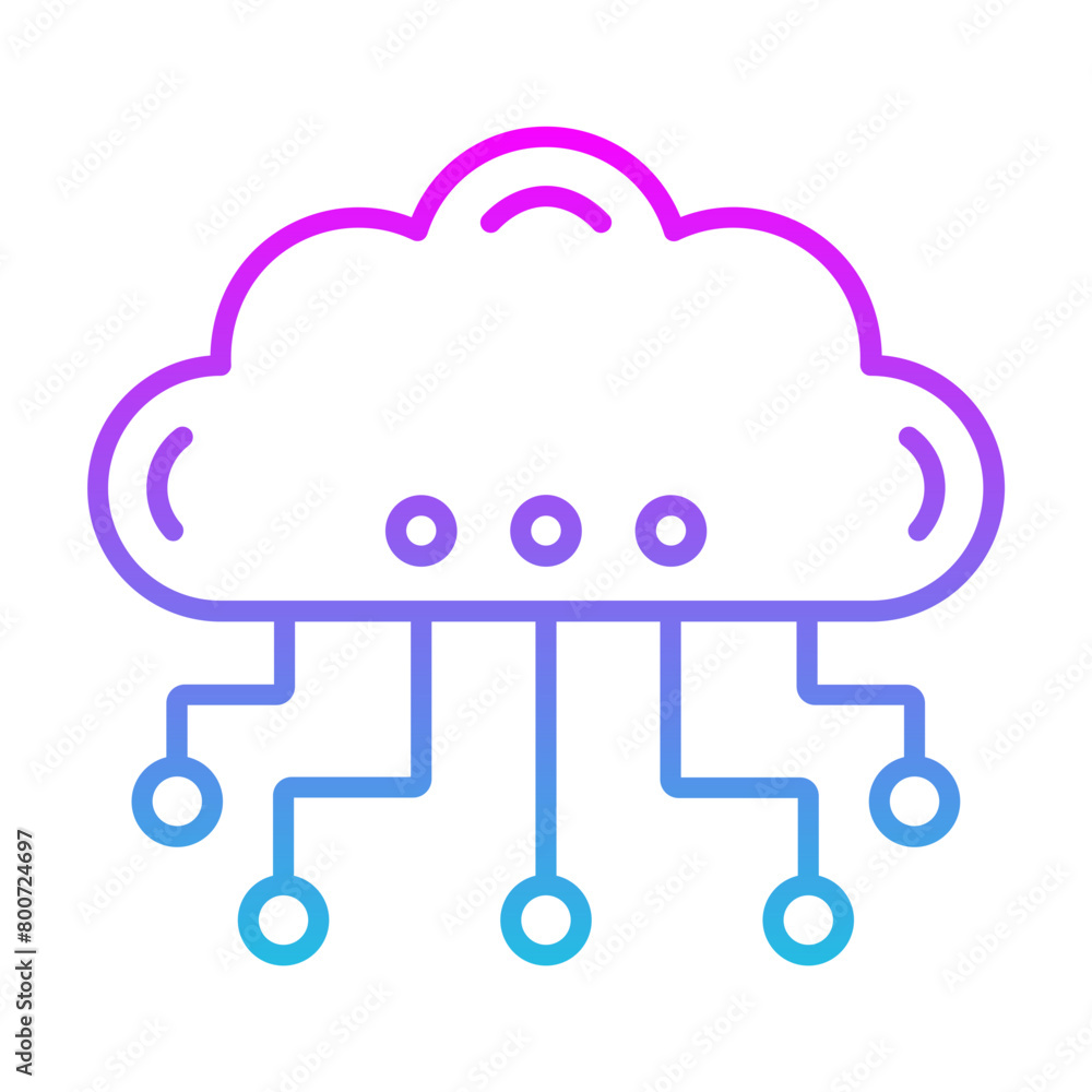 Cloud Computing Icon Cloud Computing Icon