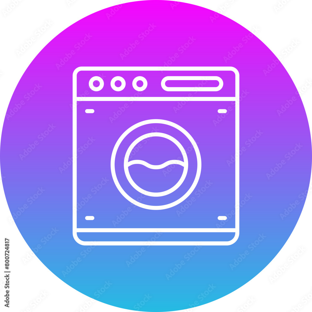Washing Machine Icon Washing Machine Icon