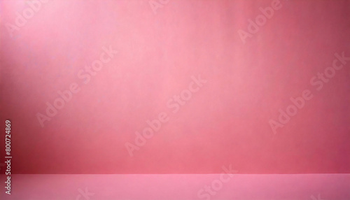 パステルピンクの背景。奥行きのあるピンクの背景。無地素材。空間。Pastel pink background. Deep pink background. Plain material.
