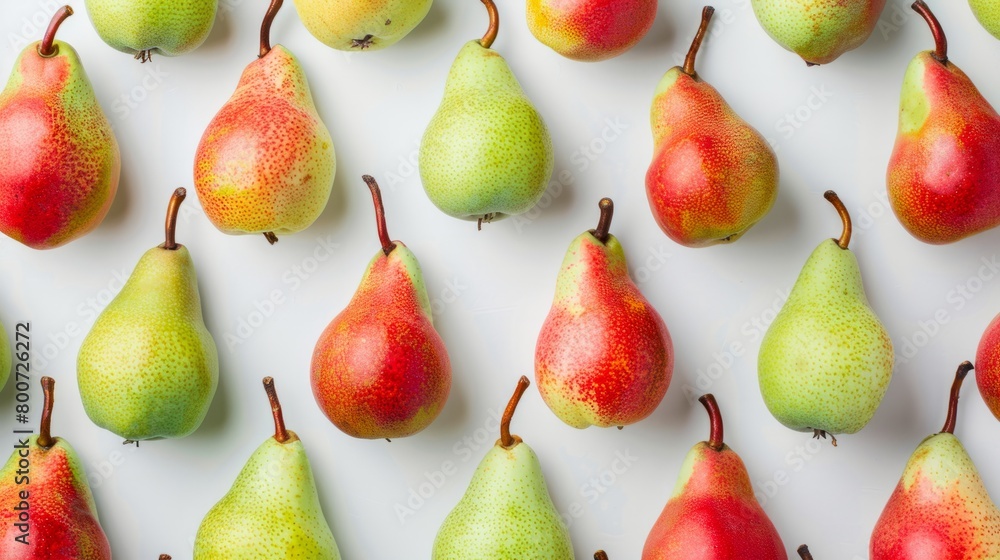 Green and red pears generative ai Green and red pears generative ai