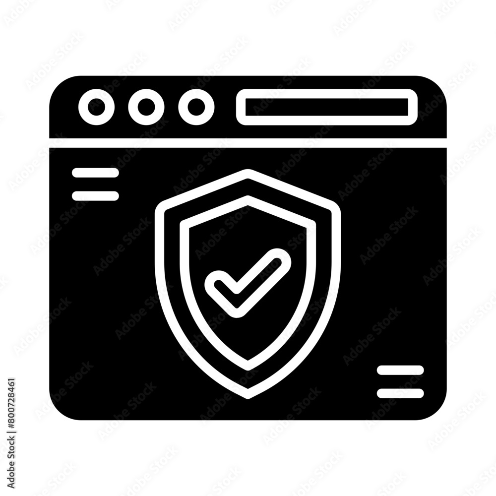 Web Security Icon Web Security Icon