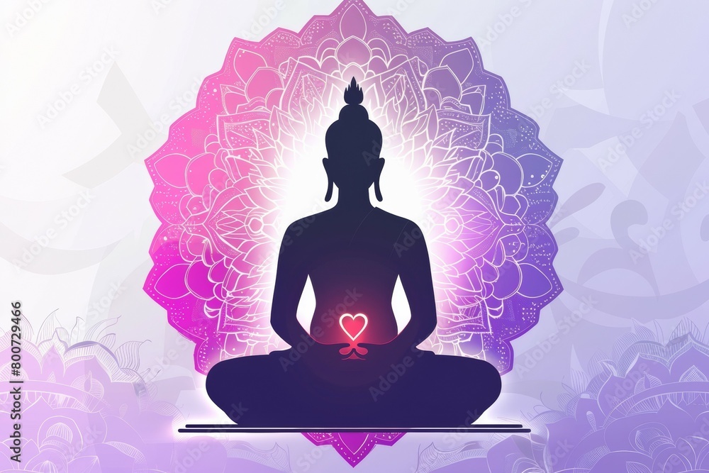 A silhouette of a person holding a heart in their lap A silhouette of a person holding a heart in their lap