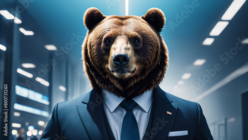 Entrepreneur ceo executive businessman bear © spyduckz