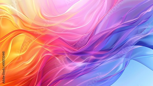 a colorful abstract background featuring a red, yellow, green, and blue color scheme