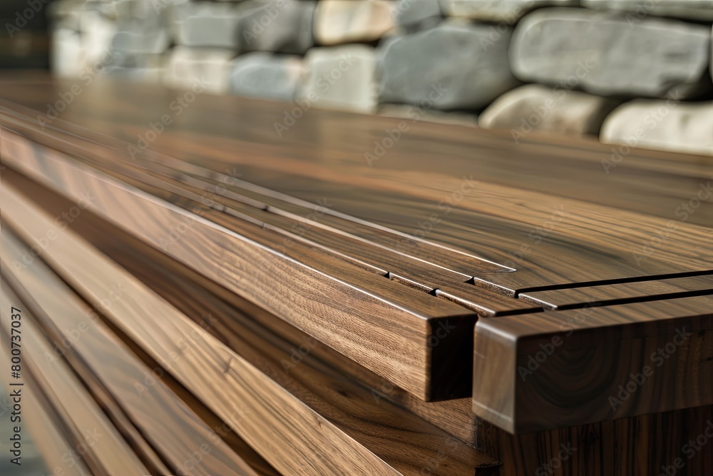 Luxurious Horizon: Horizontal Grain Walnut Wood Furniture for Elegant Nature-Inspired Designs Luxurious Horizon: Horizontal Grain Walnut Wood Furniture for Elegant Nature-Inspired Designs