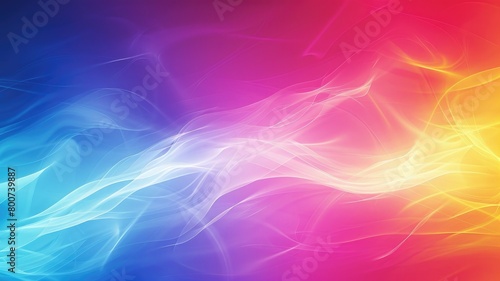 Abstract colorful background with flowing blue and pink hues