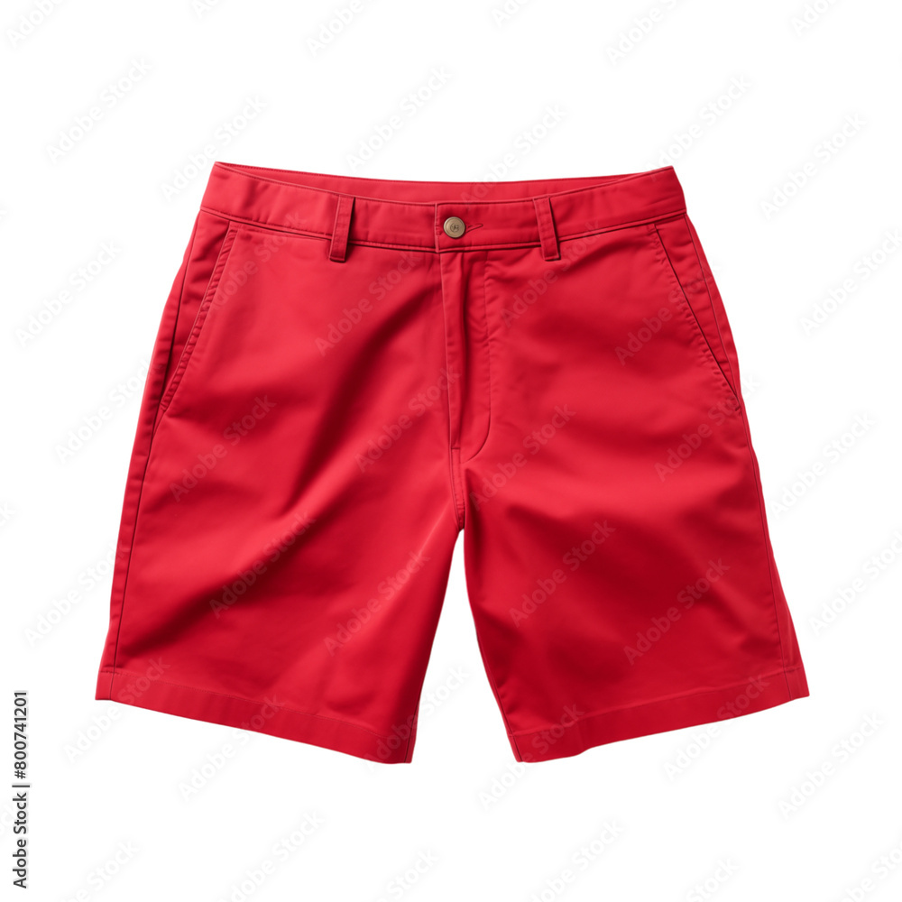 Red short isolated on transparent background Red short isolated on transparent background
