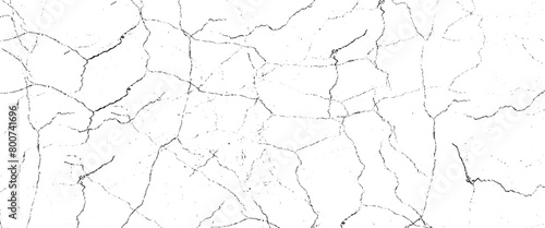 Vector grunge crack concrete wall background, white and black distressed grunge concrete wall pattern for graphic design.