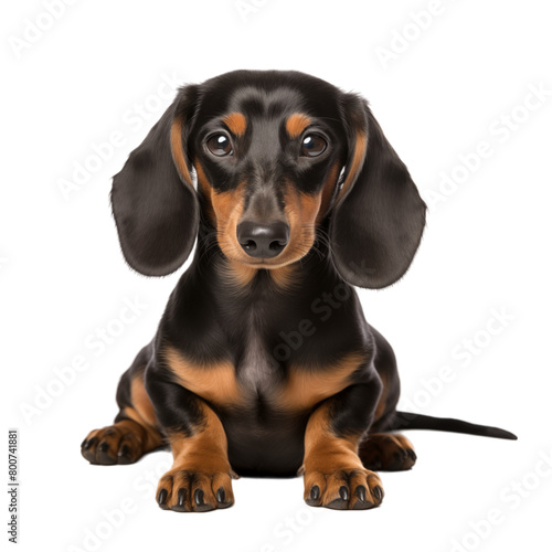 Dachshund Dog isolated on transparent background