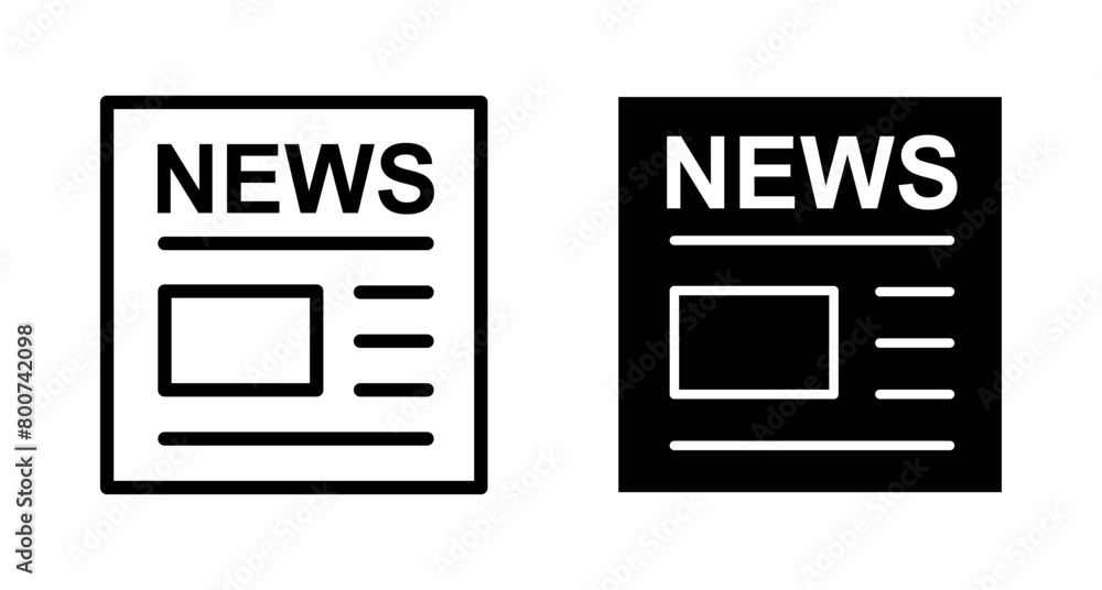 Newspaper icon vector isolated on white background. news paper icon vector Newspaper icon vector isolated on white background. news paper icon vector
