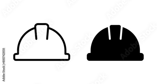 Helmet icon vector isolated on white background. Motorcycle helmets. Racing helmet. construction helmet icon. Safety helmet