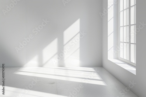 White Elegance  A Minimalistic Contemporary Showcase of Light in a Modern Photography Studio