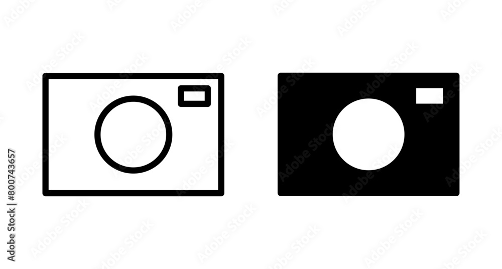 Camera Icon vector isolated on white background. Camera symbol. Camera vector icon Camera Icon vector isolated on white background. Camera symbol. Camera vector icon