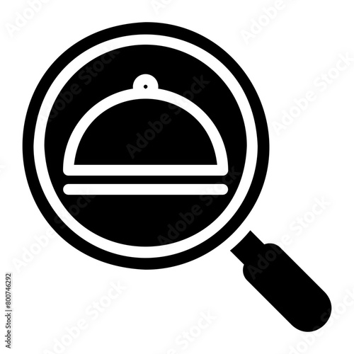 exploration glyph icon