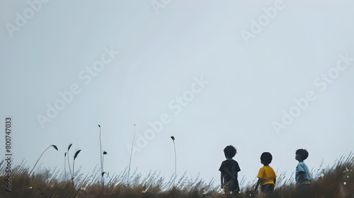 Curious Young Minds Discovering the Wonders of the Serene Outdoors