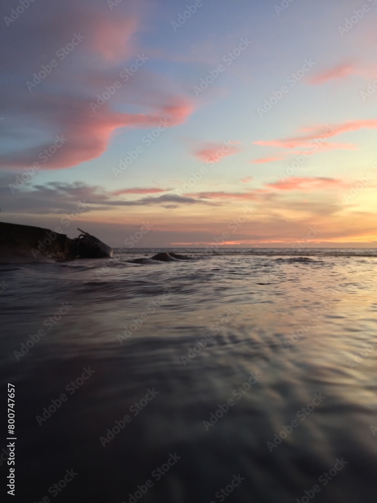 Fototapeta premium sunset over the sea
