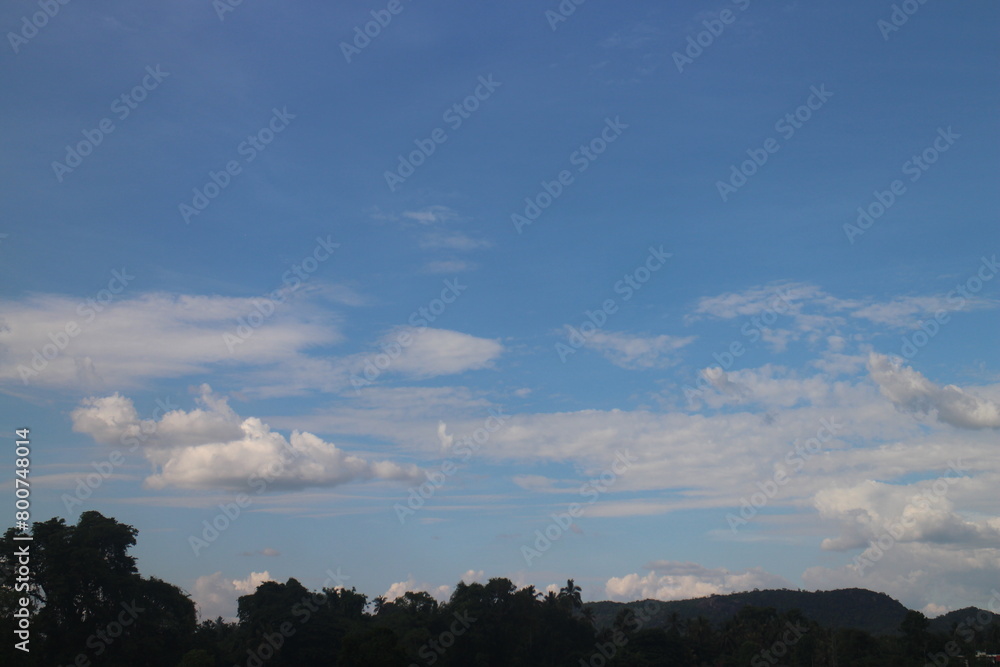 Blue sky and cloud with tree. Blue sky and cloud with tree.