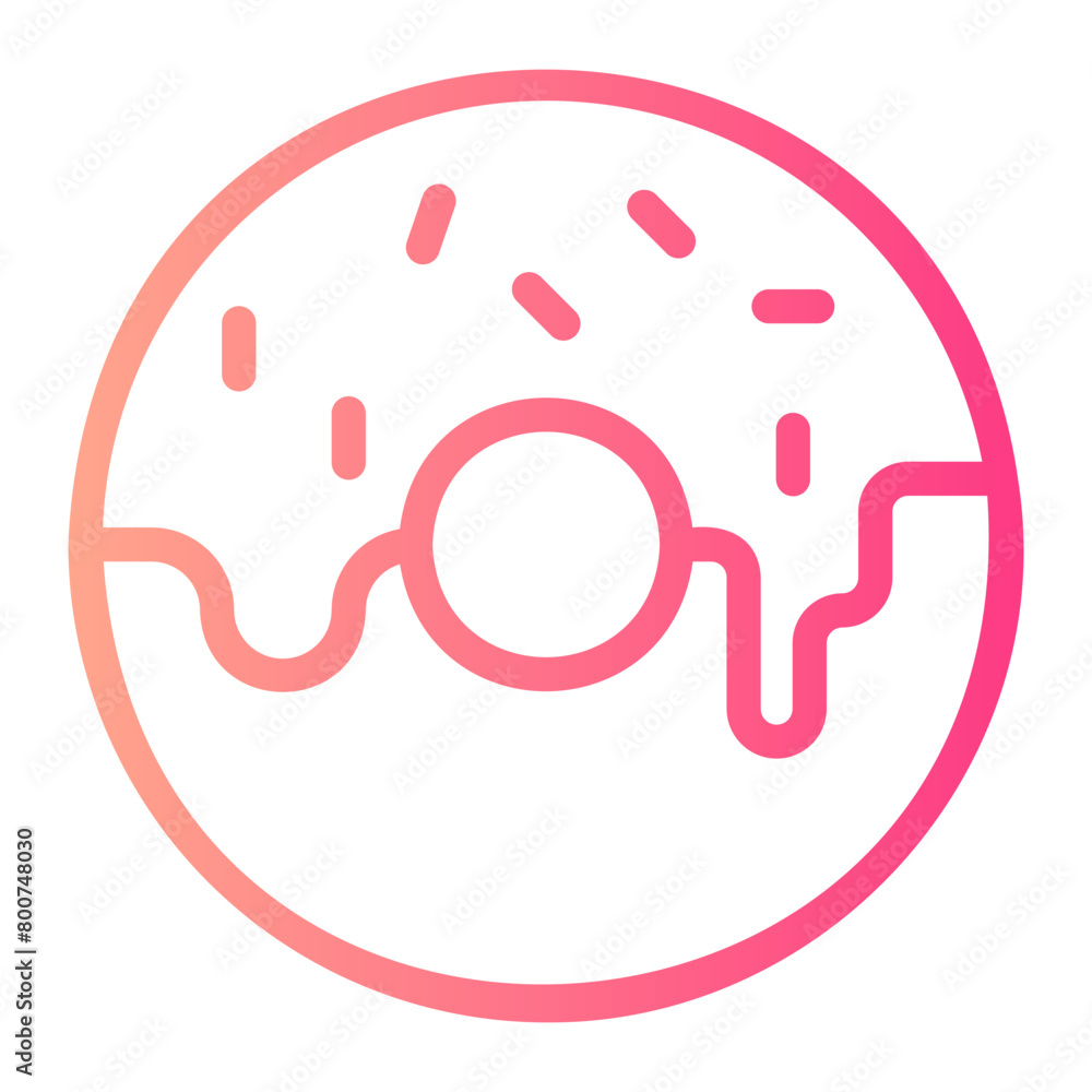 doughnut gradient icon