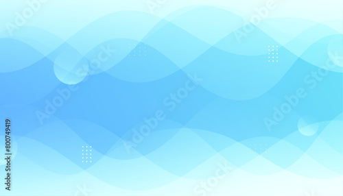 Modern background blue and white gradations, wave effect ,memphis