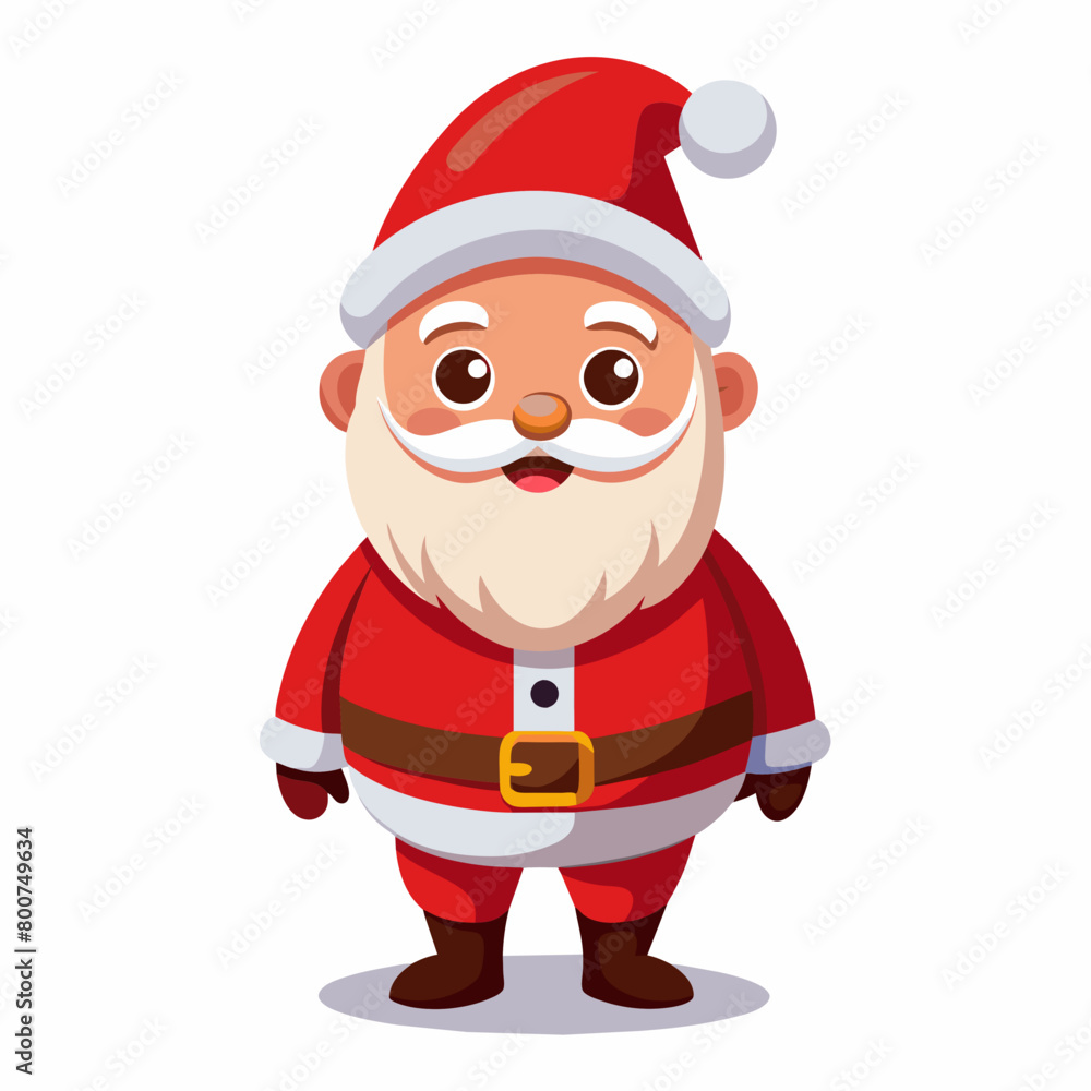 santa claus with a bag, santa claus vector illustration with white background santa claus with a bag, santa claus vector illustration with white background