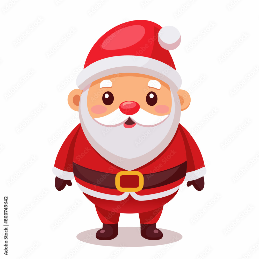 santa claus with a bag, santa claus vector illustration with white background santa claus with a bag, santa claus vector illustration with white background