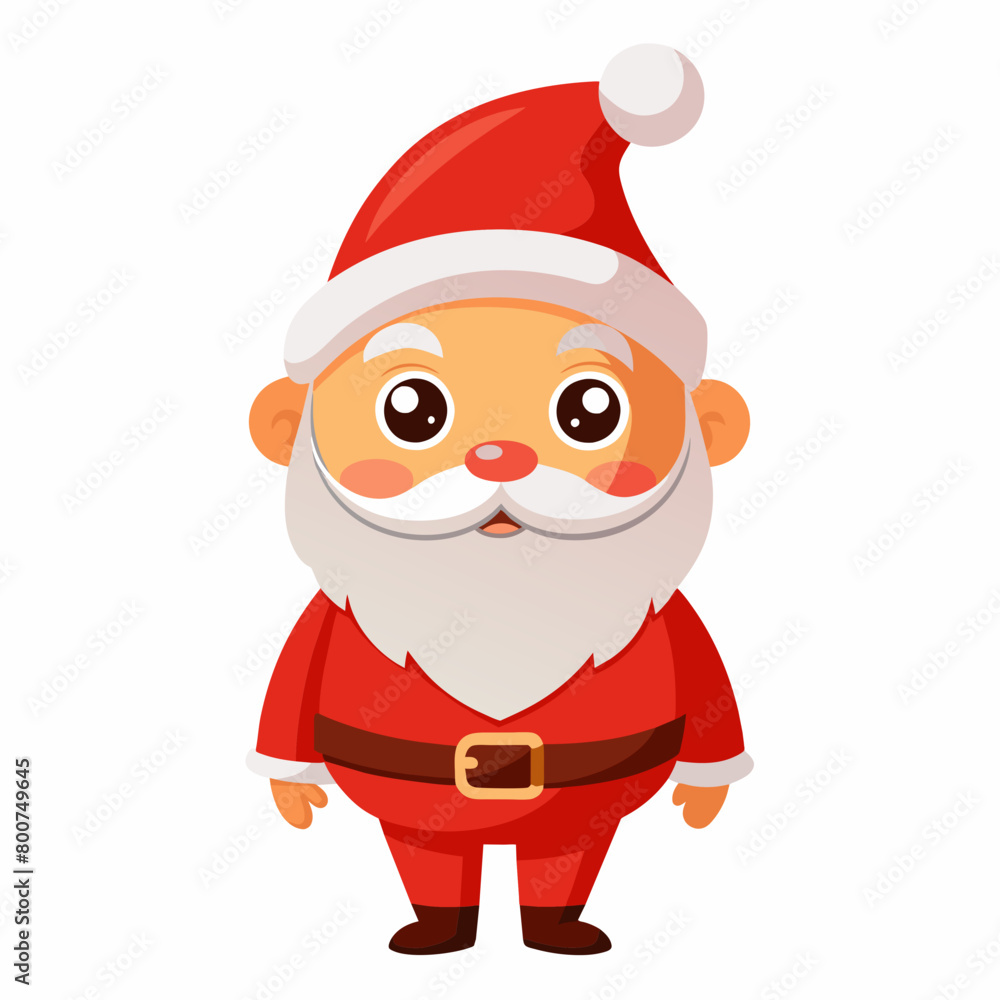 santa claus with a bag, santa claus vector illustration with white background santa claus with a bag, santa claus vector illustration with white background