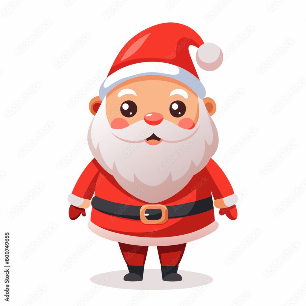 santa claus with a bag, santa claus vector illustration with white background santa claus with a bag, santa claus vector illustration with white background