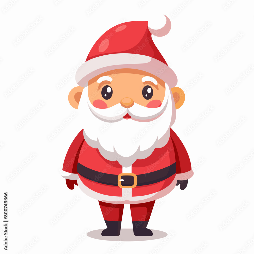 santa claus with a bag, santa claus vector illustration with white background santa claus with a bag, santa claus vector illustration with white background