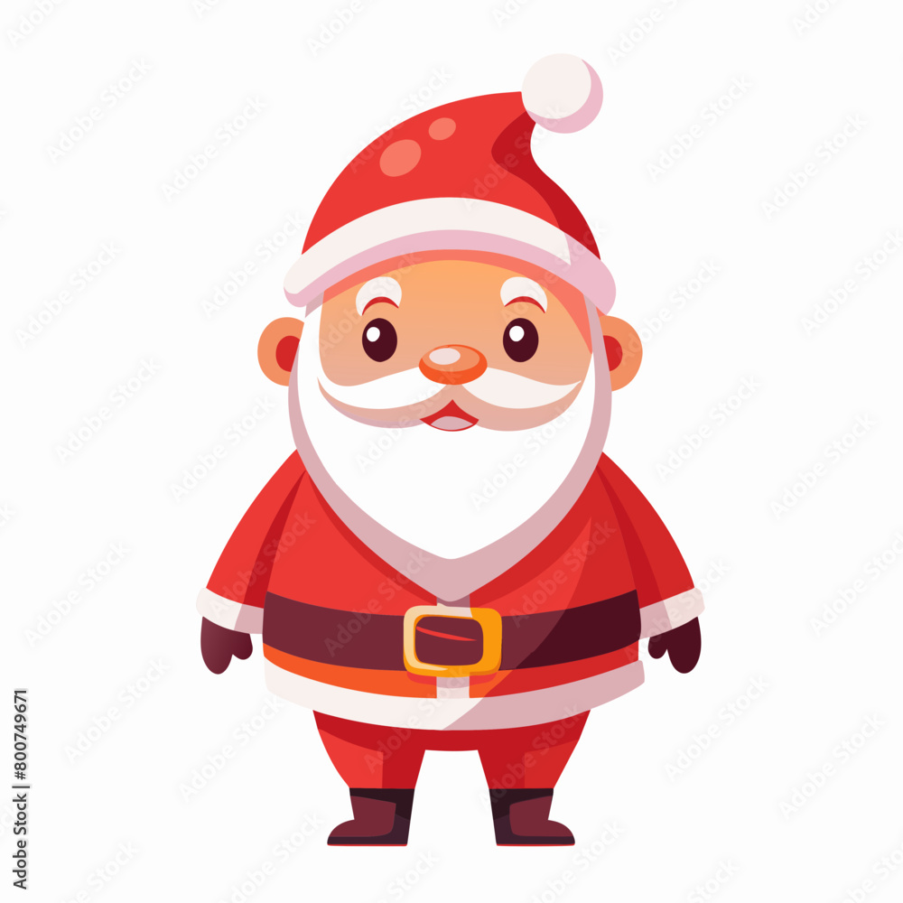 santa claus with a bag, santa claus vector illustration with white background santa claus with a bag, santa claus vector illustration with white background