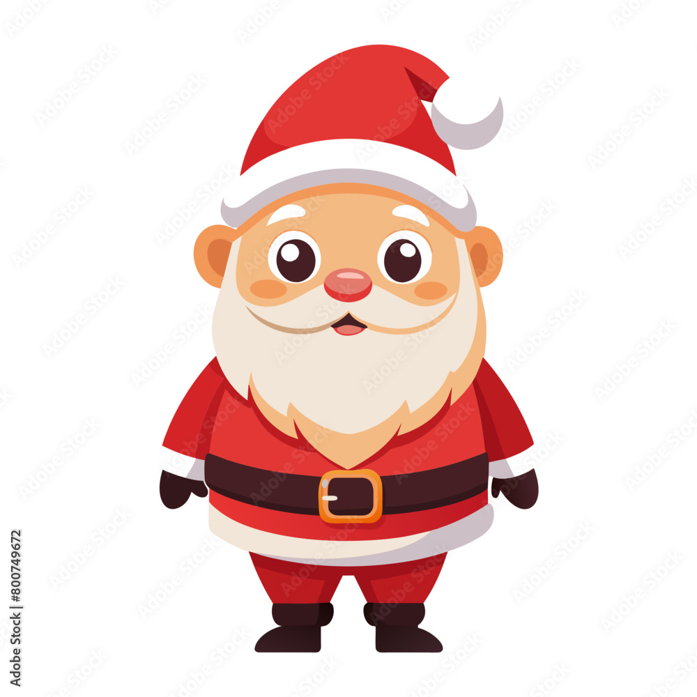 santa claus with a bag, santa claus vector illustration with white background santa claus with a bag, santa claus vector illustration with white background