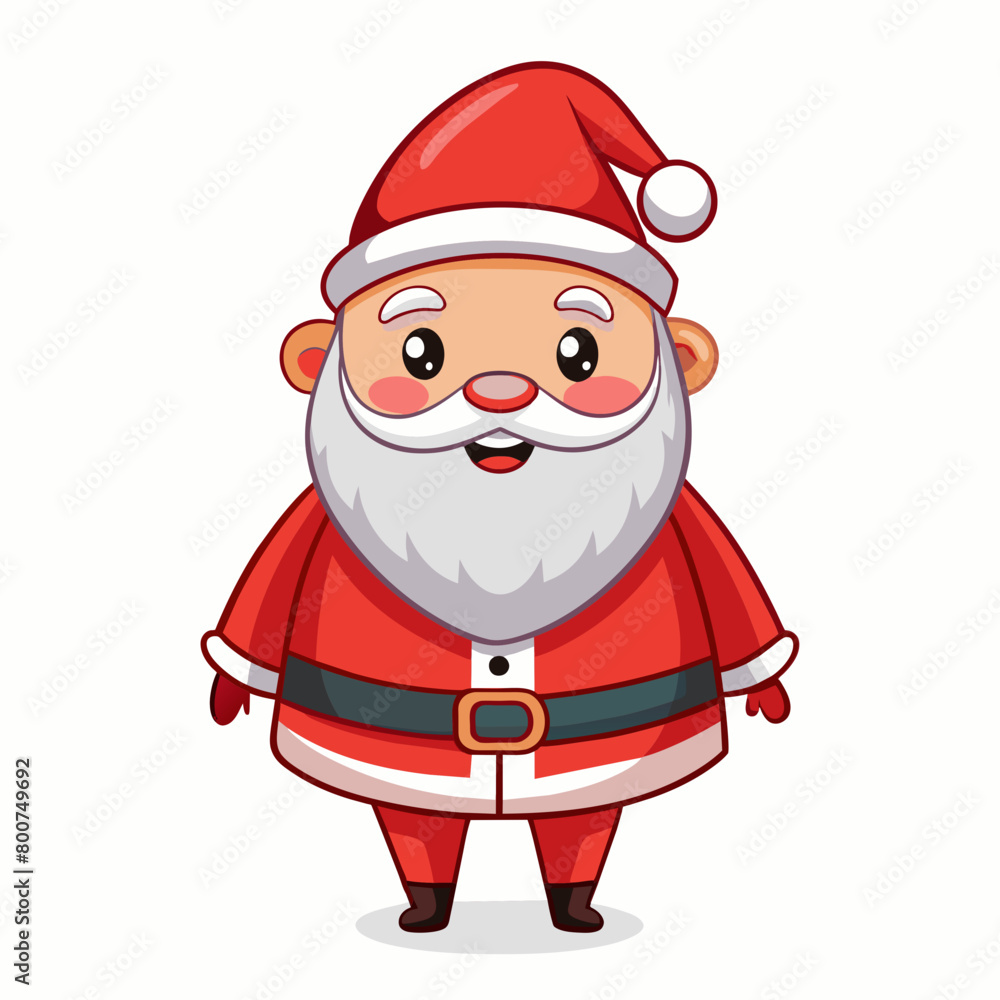 santa claus with a bag, santa claus vector illustration with white background santa claus with a bag, santa claus vector illustration with white background