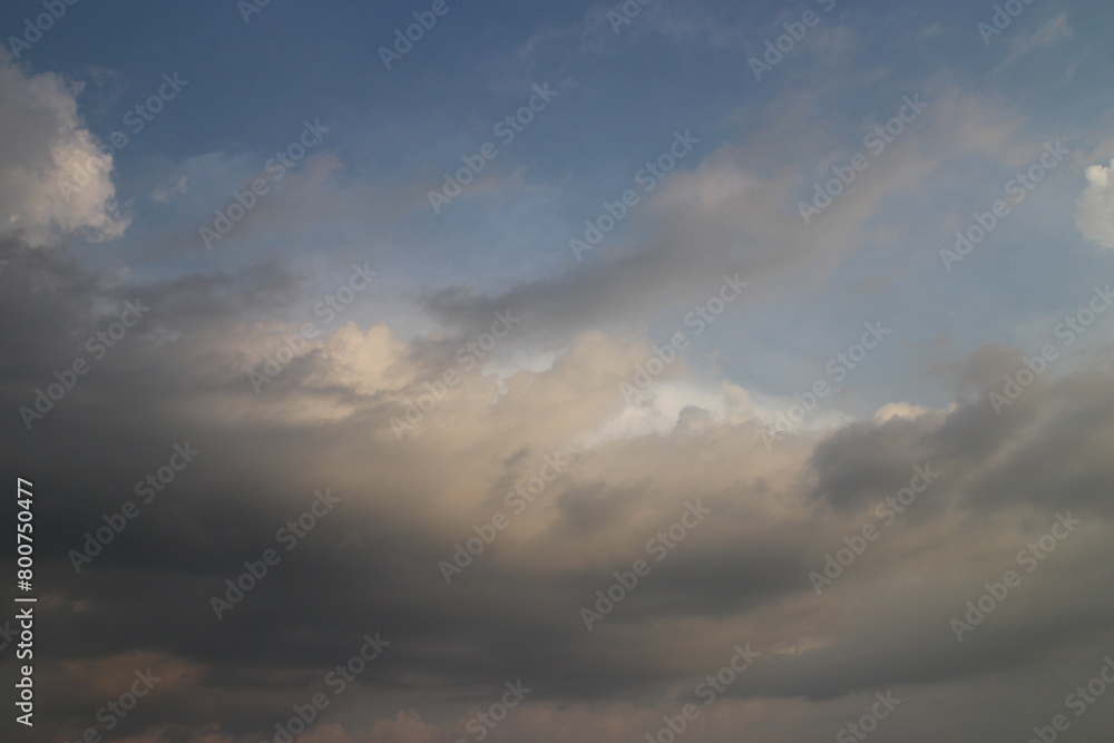 Blue sky with white clouds. Blue sky with white clouds.