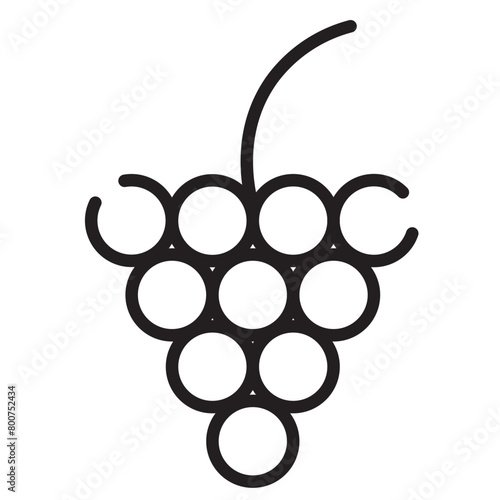 Abundance Cornucopia Horn Line Icon