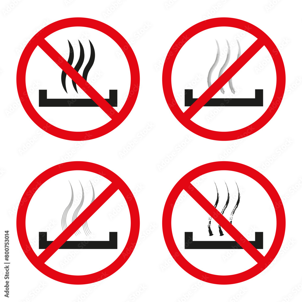 No Hot Surface Sign. Heat Warning Prohibition Symbols. Caution Hot Area Indicators. Vector illustration. EPS 10. No Hot Surface Sign. Heat Warning Prohibition Symbols. Caution Hot Area Indicators. Vector illustration. EPS 10.