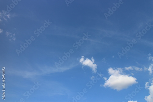 white cloud and blue sky background © SISIRA