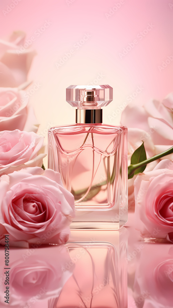 Elegant glass perfume bottle Elegant glass perfume bottle