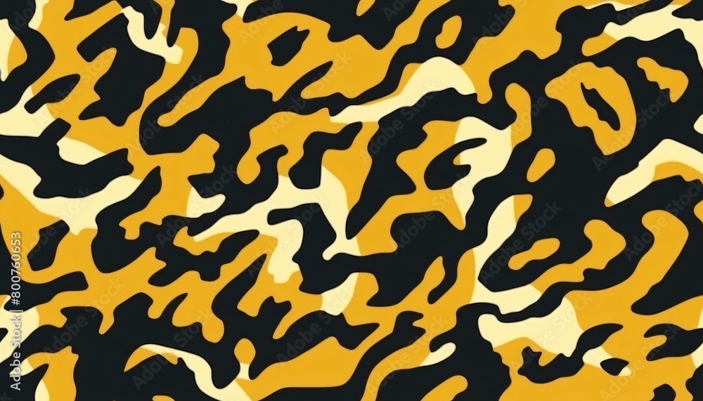 Seamless Colorful Tiger Texture Pattern Seamless Colorful Tiger Texture Pattern