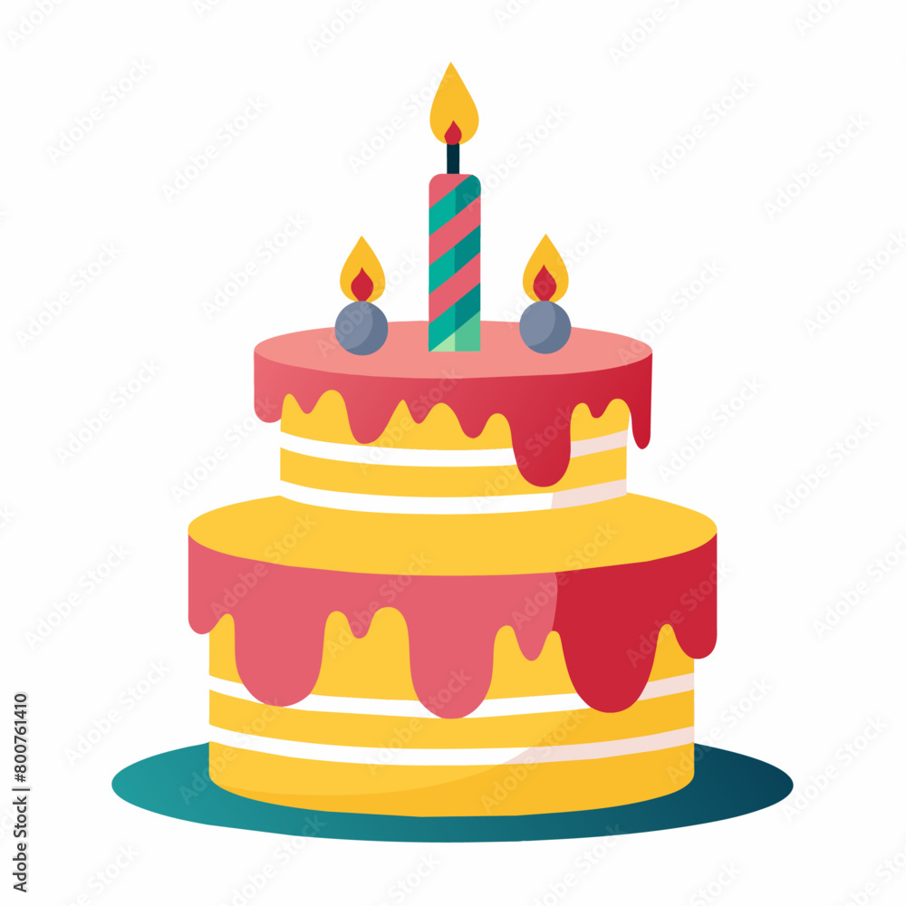 minimal Birthday Cake vector white background (20) minimal Birthday Cake vector white background (20)