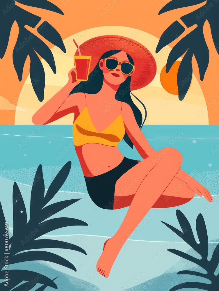 icon that expresses vacation